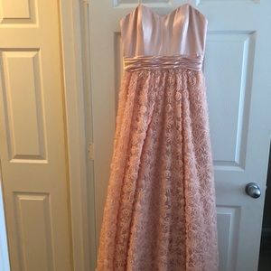 Aidan Mattox Blush Rose Evening Gown